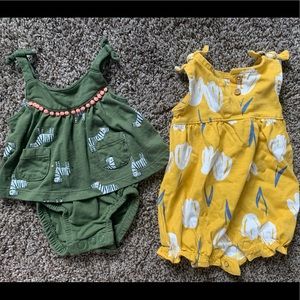 Newborn girl one piece outfits